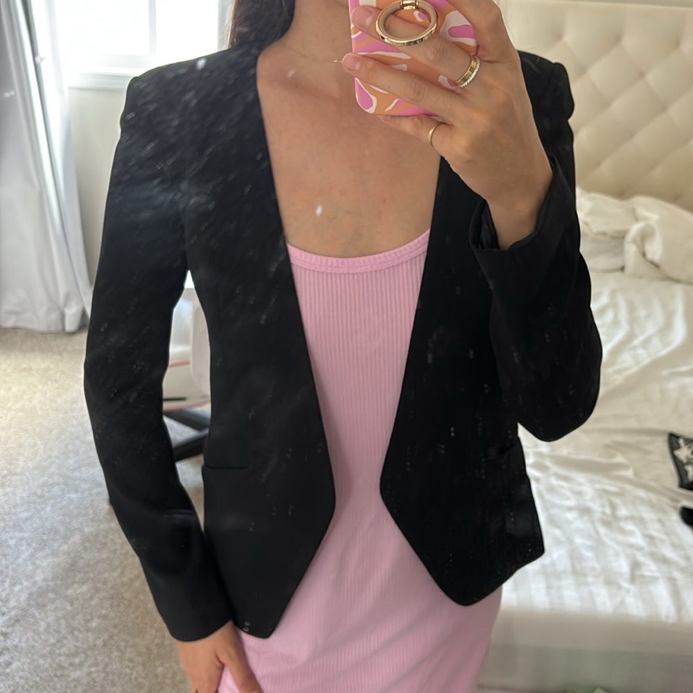 Bebe x Naven Elegant Black Women's Blazer 00 - Picture 2 of 5
